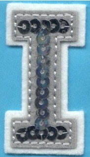 Iron On Sequin Letters