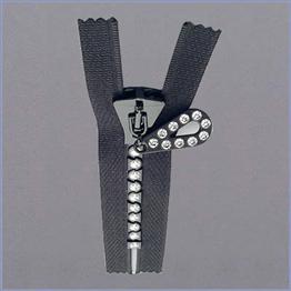 SWAROVSKI ELEMENTS - 1341 Closed Rhinestone Zipper