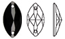 CRYSTALLIZED™ - Swarovski Elements 3223 Navette Rhinestones