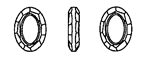 SWAROVSKI 4137 Cosmic Oval Rings