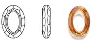 SWAROVSKI 4137 Cosmic Oval Rings