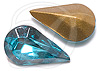 Austrian (Swarovski) Table Cut Pears #4300/2