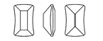 SWAROVSKI ELEMENTS - 4505 Contour Baguette Fancy Stone