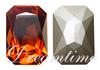 Swarovski 4627 Fancy Cushion Back Rectangles
