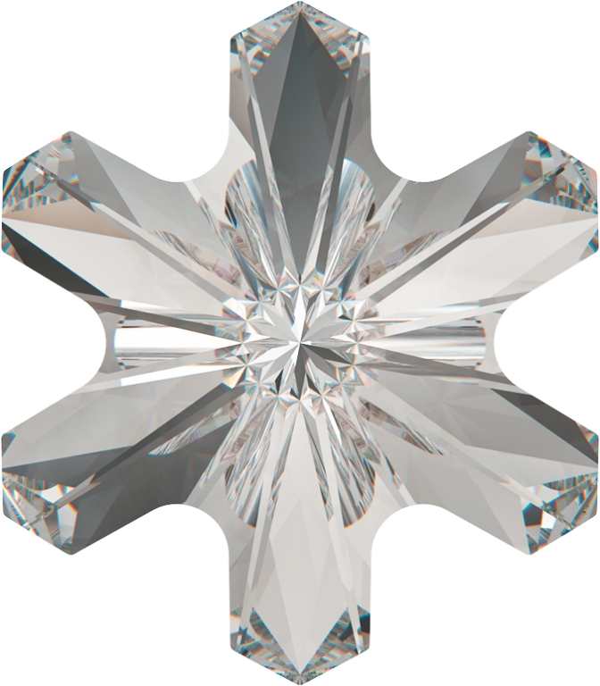 SWAROVSKI ELEMENTS 4747 Rivoli Snowflake Fancy Stone