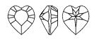SWAROVSKI ELEMENTS - 4884 XILION Heart Fancy Stone