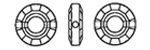 SWAROVSKI ELEMENTS 5139 RING BEAD