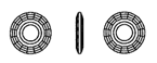 SWAROVSKI 6039 DISK PENDANTS