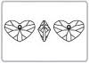 SWAROVSKI 6260 Crazy 4 U Heart Pendant