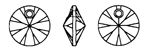SWAROVSKI ELEMENTS 6428 Xillion Rivoli Pendant