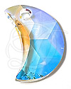 Austrian (Swarovski) Moon Pendant #6722
