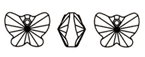 Swarovski 6754 Butterfly Pendants