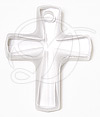 Austrian (Swarovski) Cross #6860
