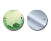 Lead Free Acrylic Sew On Round Rhinestones