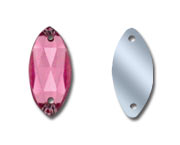 Lead Free Acrylic Sew On Navette/Diamond Rhinestones