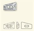 SWAROVSKI ELEMENTS - 3052 Trapeze Buttons