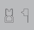 Rhinestone Chain Connectors & Ends