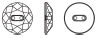 SWAROVSKI ELEMENTS - 3014 Round Buttons