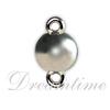Acrylic Silver Beads