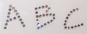 Andy Upper Case 1 Inch Letters