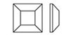 Preciosa Hot Fix Square Rhinestones