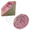 SWAROVSKI 1028 Round Rhinestones pp17 Light Rose