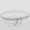 1 Row Stretch Rhinestone Bracelet Crystal