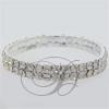 2 Row Stretch Rhinestone Bracelet Crystal