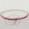 1 Row Stretch Rhinestone Bracelet Rose