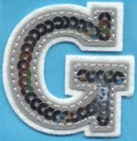 12 Packs: 42 ct. (504 total) 1.5 Iron-On Black Glitter Cooper Letters by  Imagin8™